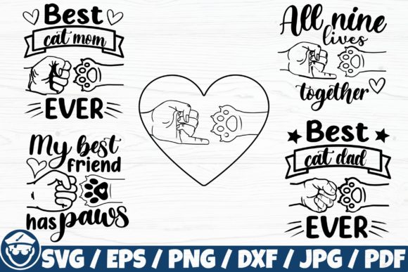 Best Cat Dad Mom Ever,My Friend Has Paws Graphics and Crafts Review