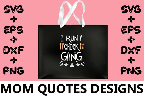 MOM I Run a Chick Gang Embroidery Review