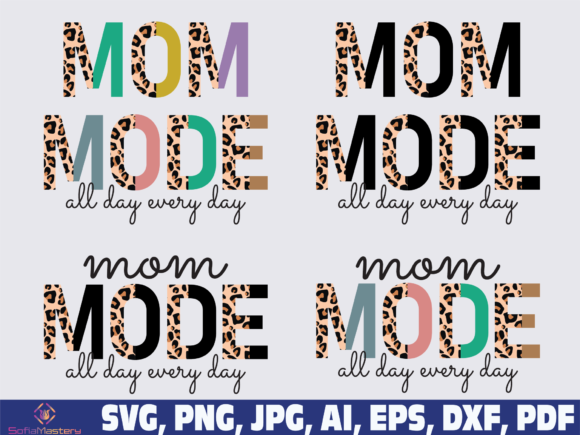 Mom Mode Half Leopard Print Graphics and Crafts Review