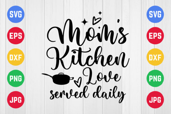 Mom’s Kitchen Love Served Daily Graphics and Crafts Review