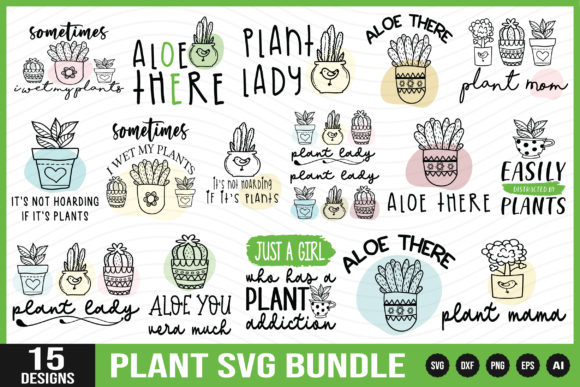 Plant SVG Bundle Vol - 2: A Practical Review for Graphics and Crafts Sellers