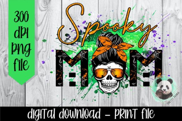 Spooky Mom Halloween Sublimation Design Graphics and Crafts Review