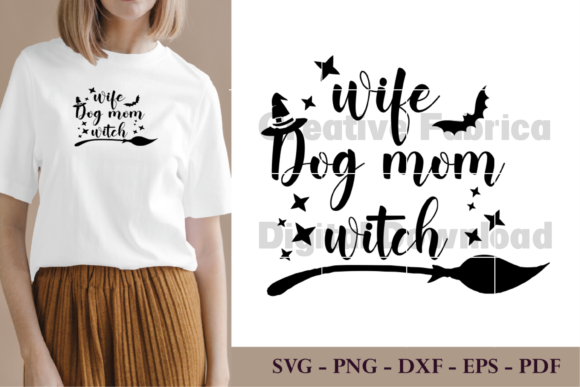Wife Dog Mom Witch Graphics and Crafts Review